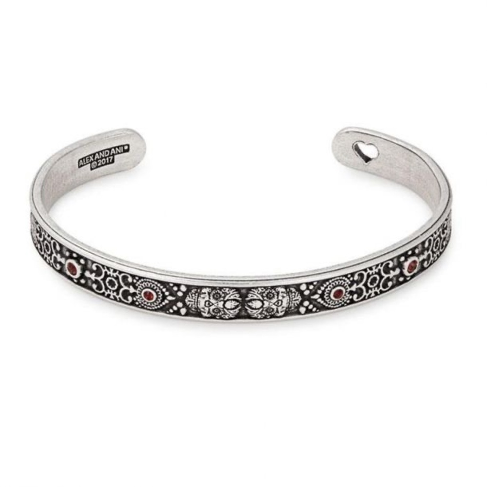 Alex and Ani Silver and Black Bracelet